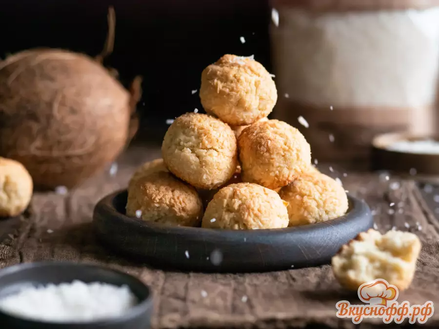 «Кокосанка»: пошаговый рецепт печенья из трех ингредиентов | Ура! Повара 👨‍🍳 | Дзен